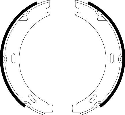 HELLA PAGID 8DA 355 050-301 - Комплект гальм, ручник, парковка avtolavka.club