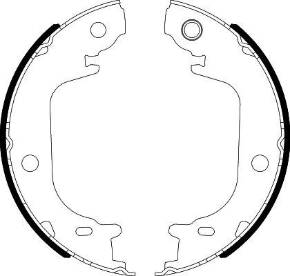 HELLA PAGID 8DA 355 051-201 - Комплект гальм, ручник, парковка avtolavka.club