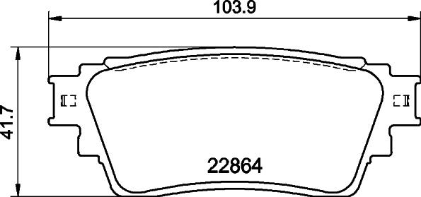 HELLA PAGID 8DB 355 040-501 - Гальмівні колодки, дискові гальма avtolavka.club