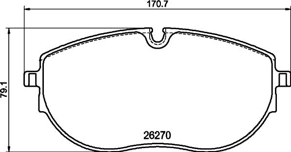 HELLA PAGID 8DB 355 040-891 - Гальмівні колодки, дискові гальма avtolavka.club