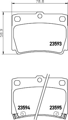 HELLA PAGID 8DB 355 009-501 - Гальмівні колодки, дискові гальма avtolavka.club