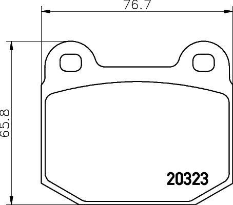 HELLA PAGID 8DB 355 009-061 - Гальмівні колодки, дискові гальма avtolavka.club