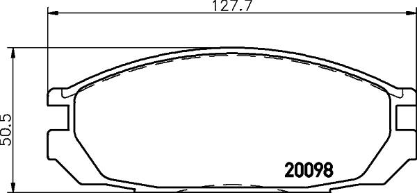 HELLA PAGID 8DB 355 006-251 - Гальмівні колодки, дискові гальма avtolavka.club