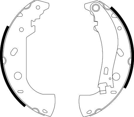 HELLA PAGID 8DB 355 001-841 - Комплект гальм, барабанний механізм avtolavka.club