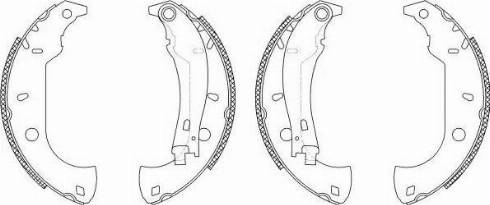 HELLA PAGID 8DB 355 003-361 - Комплект гальм, барабанний механізм avtolavka.club