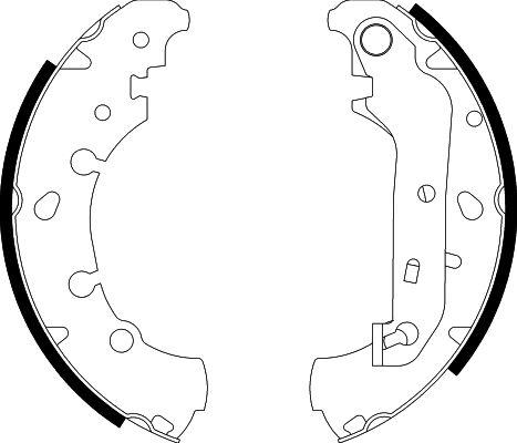 HELLA PAGID 8DB 355 002-411 - Комплект гальм, барабанний механізм avtolavka.club