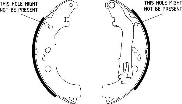 HELLA PAGID 8DB 355 002-781 - Комплект гальм, барабанний механізм avtolavka.club