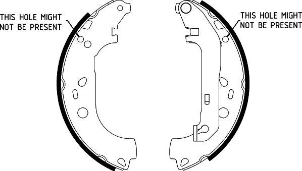 HELLA PAGID 8DB 355 002-731 - Комплект гальм, барабанний механізм avtolavka.club