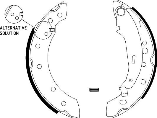 HELLA PAGID 8DB 355 002-771 - Комплект гальм, барабанний механізм avtolavka.club