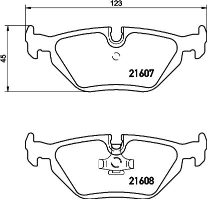 HELLA PAGID 8DB 355 007-511 - Гальмівні колодки, дискові гальма avtolavka.club