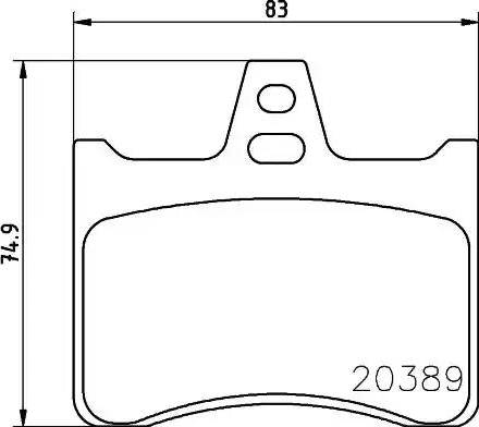 HELLA PAGID 8DB 355 007-201 - Гальмівні колодки, дискові гальма avtolavka.club