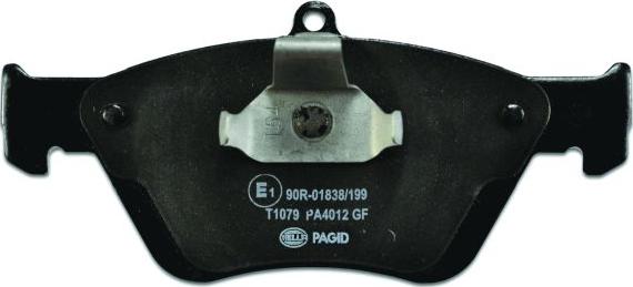 HELLA PAGID 8DB 355 007-731 - Гальмівні колодки, дискові гальма avtolavka.club