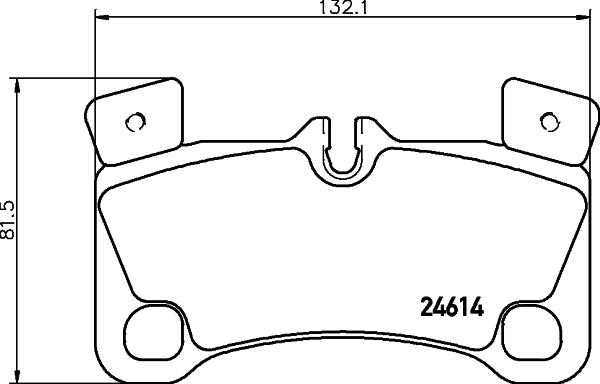 HELLA PAGID 8DB 355 014-631 - Гальмівні колодки, дискові гальма avtolavka.club