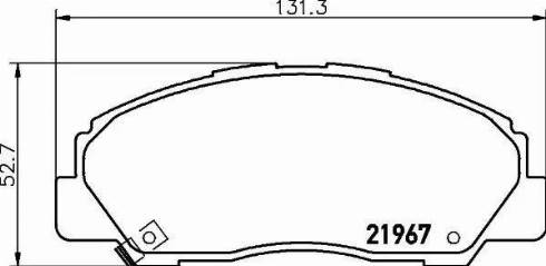 HELLA PAGID 8DB 355 016-841 - Гальмівні колодки, дискові гальма avtolavka.club