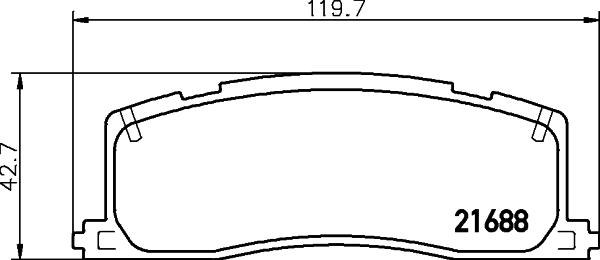 HELLA PAGID 8DB 355 016-391 - Гальмівні колодки, дискові гальма avtolavka.club