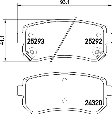 HELLA PAGID 8DB 355 016-221 - Гальмівні колодки, дискові гальма avtolavka.club