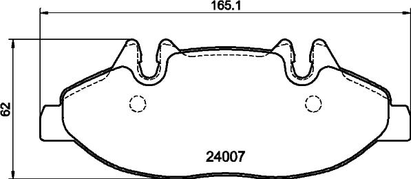 HELLA PAGID 8DB 355 010-651 - Гальмівні колодки, дискові гальма avtolavka.club