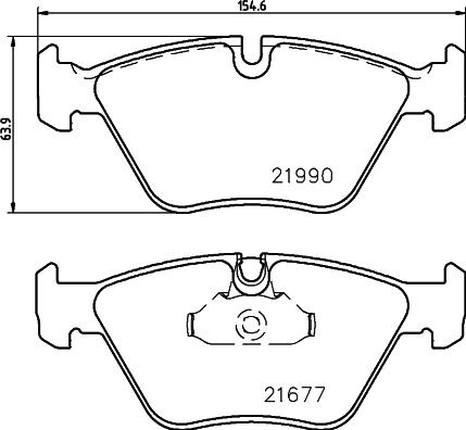 HELLA PAGID 8DB 355 010-711 - Гальмівні колодки, дискові гальма avtolavka.club