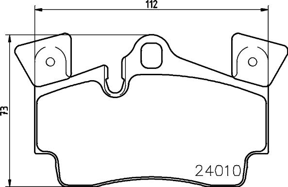 HELLA PAGID 8DB 355 011-471 - Гальмівні колодки, дискові гальма avtolavka.club