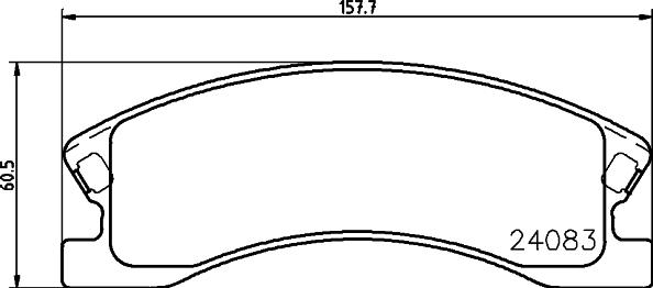 HELLA PAGID 8DB 355 011-541 - Гальмівні колодки, дискові гальма avtolavka.club