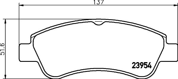 HELLA PAGID 8DB 355 011-071 - Гальмівні колодки, дискові гальма avtolavka.club