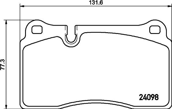 HELLA PAGID 8DB 355 043-231 - Гальмівні колодки, дискові гальма avtolavka.club