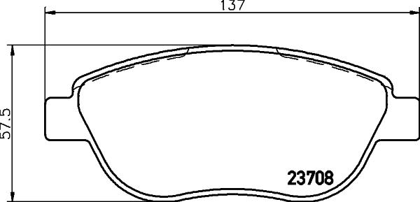 HELLA PAGID 8DB 355 011-331 - Гальмівні колодки, дискові гальма avtolavka.club