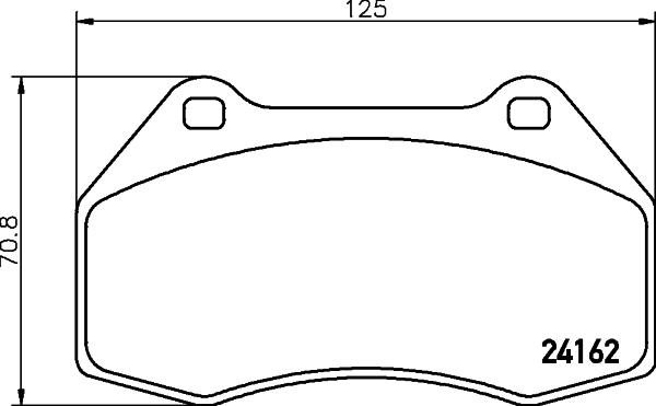 HELLA PAGID 8DB 355 012-151 - Гальмівні колодки, дискові гальма avtolavka.club