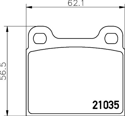 HELLA PAGID 8DB 355 017-441 - Гальмівні колодки, дискові гальма avtolavka.club