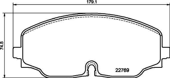 HELLA PAGID 8DB 355 039-941 - Гальмівні колодки, дискові гальма avtolavka.club