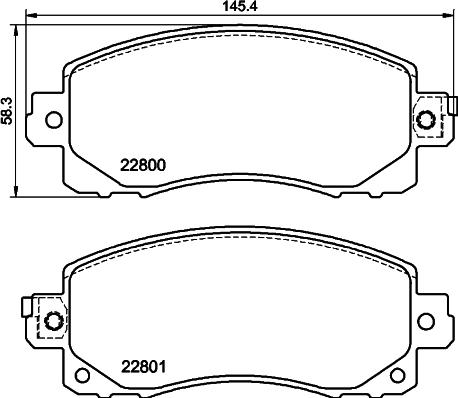 HELLA PAGID 8DB 355 039-161 - Гальмівні колодки, дискові гальма avtolavka.club