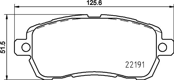 HELLA PAGID 8DB 355 031-721 - Гальмівні колодки, дискові гальма avtolavka.club