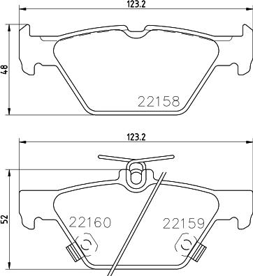 HELLA PAGID 8DB 355 037-311 - Гальмівні колодки, дискові гальма avtolavka.club