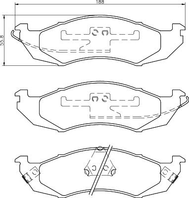 HELLA PAGID 8DB 355 037-321 - Гальмівні колодки, дискові гальма avtolavka.club