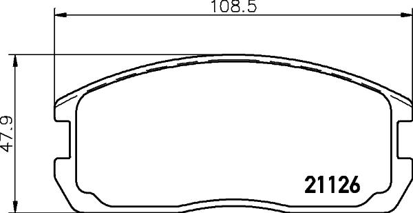 HELLA PAGID 8DB 355 037-221 - Гальмівні колодки, дискові гальма avtolavka.club