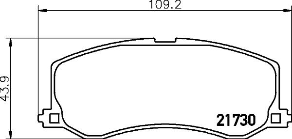 HELLA PAGID 8DB 355 029-471 - Гальмівні колодки, дискові гальма avtolavka.club