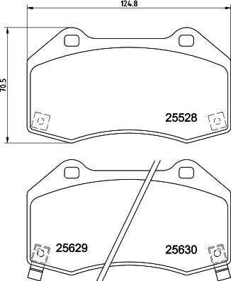 HELLA PAGID 8DB 355 025-871 - Гальмівні колодки, дискові гальма avtolavka.club