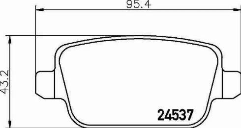 HELLA PAGID 8DB 355 013-301 - Гальмівні колодки, дискові гальма avtolavka.club