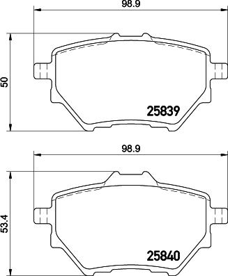 HELLA PAGID 8DB 355 020-991 - Гальмівні колодки, дискові гальма avtolavka.club