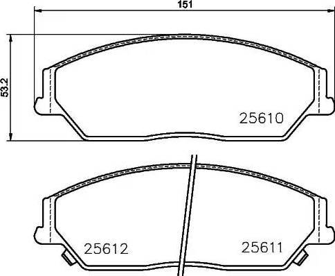 Pagid 8DB 355 020-741 - Гальмівні колодки, дискові гальма avtolavka.club