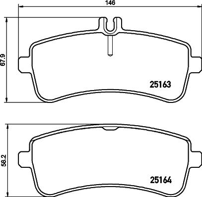 HELLA PAGID 8DB 355 021-521 - Гальмівні колодки, дискові гальма avtolavka.club