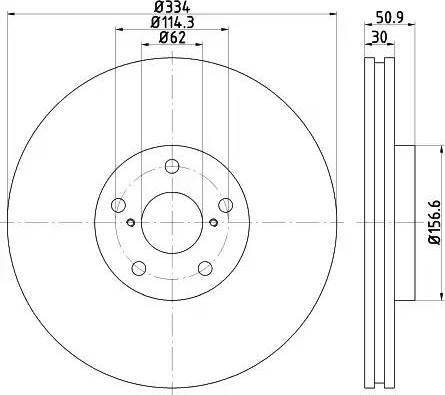 Japanparts DI-2025 - Гальмівний диск avtolavka.club