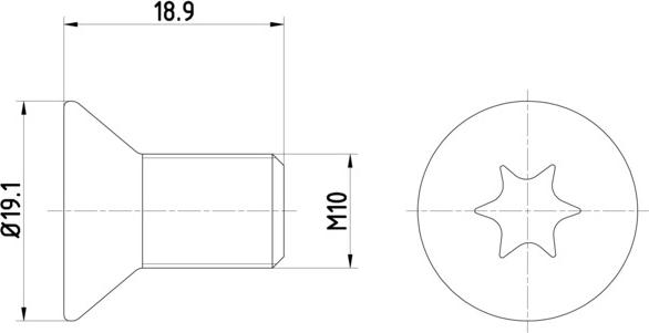 HELLA PAGID 8DZ 355 209-101 - Болт, диск гальмівного механізму avtolavka.club