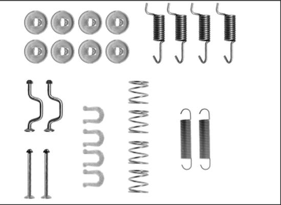 HELLA PAGID 8DZ 355 206-151 - Комплектуючі, гальмівна система avtolavka.club