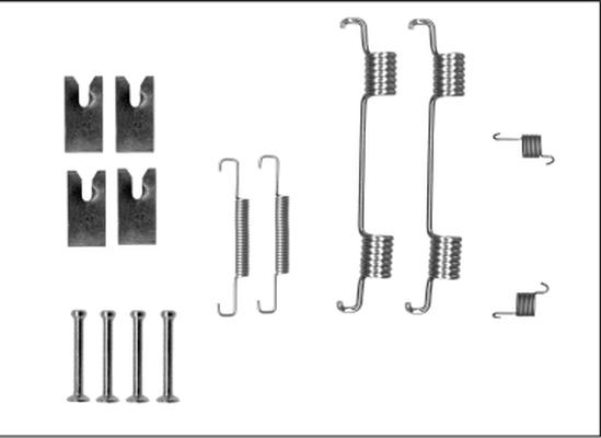 HELLA PAGID 8DZ 355 206-121 - Комплектуючі, гальмівна система avtolavka.club