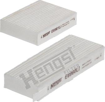 Hengst Filter E6962LI-2 - Фільтр, повітря у внутрішній простір avtolavka.club