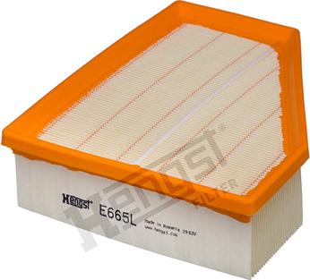 Hengst Filter E665L - Повітряний фільтр avtolavka.club