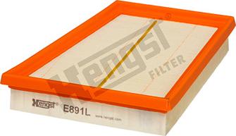 Hengst Filter E891L - Повітряний фільтр avtolavka.club