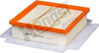 Hengst Filter E832L01 - Повітряний фільтр avtolavka.club