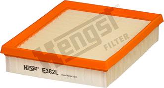 Hengst Filter E382L - Повітряний фільтр avtolavka.club